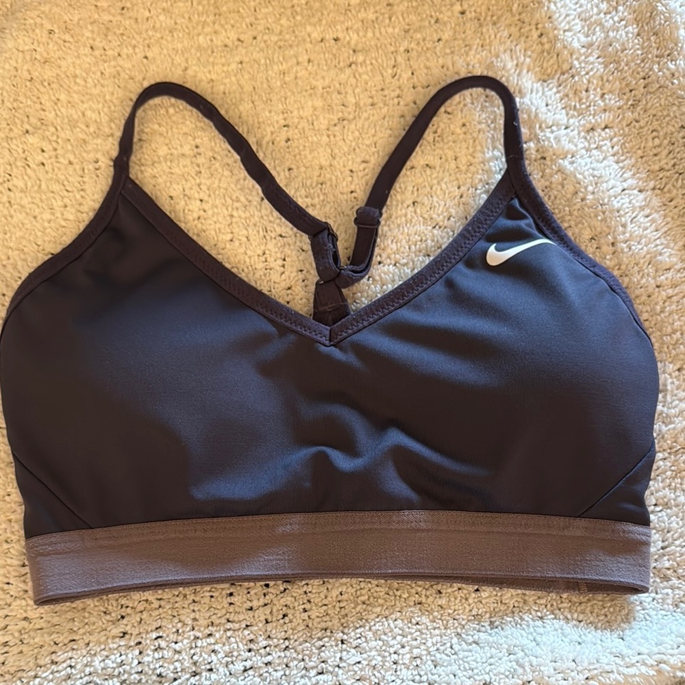 Nike purple sports bra